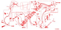 ARIA CONDIZIONATA (FLEXIBLES/TUYAUX) (2.0L/2.4L) (LH) per Honda CR-V 2.0 ELEGANCE 5 Porte 6 velocità manuale 2014