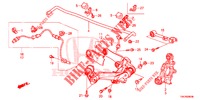 BRACCIO INFERIORE POST./ASTA RAGGIO  per Honda CR-V 2.0 ELEGANCE 5 Porte 6 velocità manuale 2014