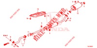 CONDOTTO SCARICO/SILENZIATORE (2.0L) per Honda CR-V 2.0 ELEGANCE 5 Porte 6 velocità manuale 2014