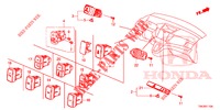 INTERRUTTORE (LH) per Honda CR-V 2.0 ELEGANCE 5 Porte 6 velocità manuale 2014