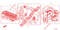KIT GUARNIZIONE/ ASS. TRASMISSIONE (2.0L) per Honda CR-V 2.0 ELEGANCE 5 Porte 6 velocità manuale 2014