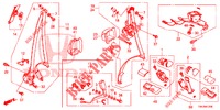 SEDILE ANTERIORE/CINTURE DI SICUREZZA  per Honda CR-V 2.0 ELEGANCE 5 Porte 6 velocità manuale 2014