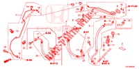 ARIA CONDIZIONATA (FLEXIBLES/TUYAUX) (2.0L/2.4L) (LH) per Honda CR-V 2.0 ELEGANCE 5 Porte 5 velocità automatico 2014