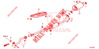 CONDOTTO SCARICO/SILENZIATORE (2.0L) per Honda CR-V 2.0 ELEGANCE 5 Porte 5 velocità automatico 2014