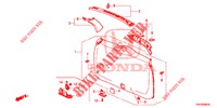 FODERA PORTELLONE/ FODERAMENTO PANNELLO(2D)  per Honda CR-V 2.0 ELEGANCE 5 Porte 5 velocità automatico 2014