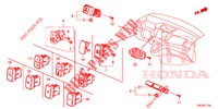 INTERRUTTORE (LH) per Honda CR-V 2.0 ELEGANCE 5 Porte 5 velocità automatico 2014
