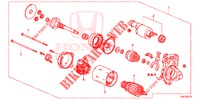 MOTORE AVVIATORE (DENSO) (2.0L) (1) per Honda CR-V 2.0 ELEGANCE 5 Porte 5 velocità automatico 2014