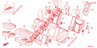 SEDILE POSTERIORE/CINTURA DI SICUREZZA(2D)  per Honda CR-V 2.0 ELEGANCE 5 Porte 5 velocità automatico 2014