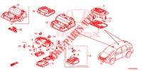 LUCE INTERIORE  per Honda CR-V 2.0 ELEGANCE L 5 Porte 6 velocità manuale 2014
