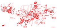 POMPA ACQUA/TERMOSTATO (2.0L) per Honda CR-V 2.0 ELEGANCE L 5 Porte 6 velocità manuale 2014