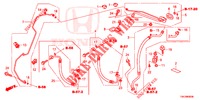 ARIA CONDIZIONATA (FLEXIBLES/TUYAUX) (2.0L/2.4L) (LH) per Honda CR-V 2.0 ELEGANCE L 5 Porte 5 velocità automatico 2014