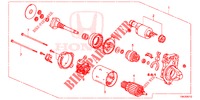 MOTORE AVVIATORE (DENSO) (2.0L) (1) per Honda CR-V 2.0 ELEGANCE L 5 Porte 5 velocità automatico 2014