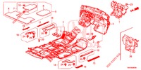STOINO PAVIMENTO/ISOLATORE  per Honda CR-V 2.0 ELEGANCE L 5 Porte 5 velocità automatico 2014