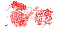 ARREDO DI MONT. MOTORE/ASS. TRASMISSIONE (2.0L) per Honda CR-V 2.0 EXCLUSIVE NAVI 5 Porte 6 velocità manuale 2014