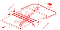 COMPONENTI PARASOLE  per Honda CR-V 2.0 EXCLUSIVE NAVI 5 Porte 6 velocità manuale 2014