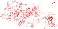 TUBO ACQUA/CONDOTTO RISCALDATORE (2.0L) (LH) per Honda CR-V 2.0 EXCLUSIVE NAVI 5 Porte 6 velocità manuale 2014
