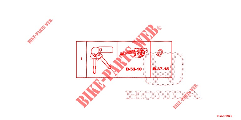 ARREDO CILINDRO CHIAVE (INTELLIGENT) (LH) per Honda CR-V 2.0 EXCLUSIVE NAVI 5 Porte 6 velocità manuale 2014