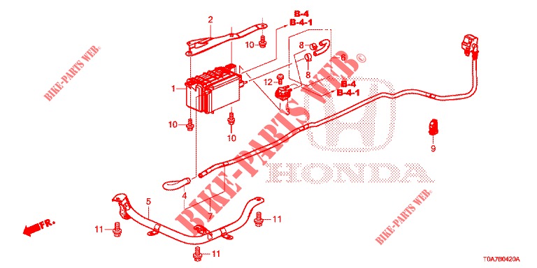 CANISTRO  per Honda CR-V 2.0 EXCLUSIVE NAVI 5 Porte 6 velocità manuale 2014