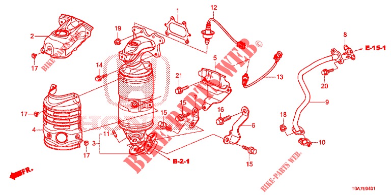 CONVERTITORE TORSIONE (2.0L) per Honda CR-V 2.0 EXCLUSIVE NAVI 5 Porte 6 velocità manuale 2014