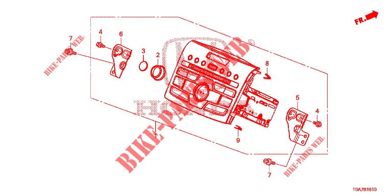 RADIO AUTOMATICA  per Honda CR-V 2.0 EXCLUSIVE NAVI 5 Porte 6 velocità manuale 2014