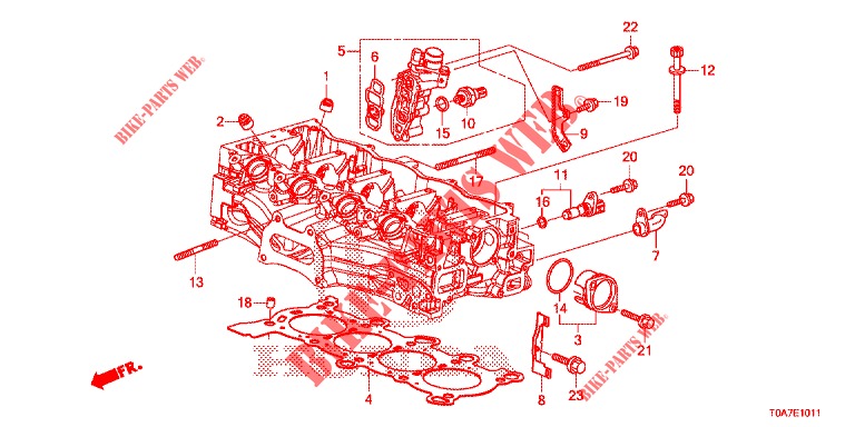 VALVOLA BOBINA/ SENSORE PRESSIONE OLIO (2.0L) per Honda CR-V 2.0 EXCLUSIVE NAVI 5 Porte 6 velocità manuale 2014