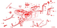 CONDOTTO RIEMPITORE COMBUSTIBILE (2.0L) (2.4L) per Honda CR-V 2.0 EXCLUSIVE NAVI 5 Porte 5 velocità automatico 2014