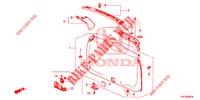 FODERA PORTELLONE/ FODERAMENTO PANNELLO(2D)  per Honda CR-V 2.0 EXCLUSIVE NAVI 5 Porte 5 velocità automatico 2014