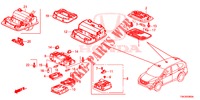 LUCE INTERIORE  per Honda CR-V 2.0 EXCLUSIVE NAVI 5 Porte 5 velocità automatico 2014