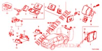 MODULO UNITÀ DI CONTROLLO DEL CORPO DEL MODULO per Honda CR-V 2.0 EXCLUSIVE NAVI 5 Porte 5 velocità automatico 2014