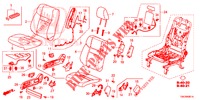 SEDILE ANTERIORE/CINTURE DI SICUREZZA (D.) per Honda CR-V 2.0 EXCLUSIVE NAVI 5 Porte 5 velocità automatico 2014
