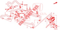 TUBO ACQUA/CONDOTTO RISCALDATORE (2.0L) (LH) per Honda CR-V 2.0 EXCLUSIVE NAVI 5 Porte 5 velocità automatico 2014