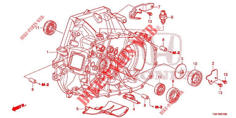 ALLOGGIO INNESTO (2.0L) per Honda CR-V 2.0 S 5 Porte 6 velocità manuale 2014
