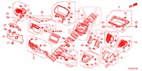 ABBELLIMENTO STRUMENTI (COTE DE CONDUCTEUR) (LH) per Honda CR-V 2.0 S 5 Porte 5 velocità automatico 2014