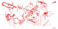 ABBELLIMENTO STRUMENTI (COTE DE PASSAGER) (LH) per Honda CR-V 2.0 S 5 Porte 5 velocità automatico 2014