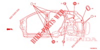ANELLO DI TENUTA (LATERAL) per Honda CR-V 2.0 S 5 Porte 5 velocità automatico 2014
