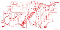 ARIA CONDIZIONATA (FLEXIBLES/TUYAUX) (2.0L/2.4L) (LH) per Honda CR-V 2.0 S 5 Porte 5 velocità automatico 2014