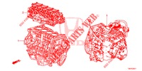 ARREDO DI MONT. MOTORE/ASS. TRASMISSIONE (2.0L) per Honda CR-V 2.0 S 5 Porte 5 velocità automatico 2014
