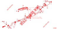 CONDOTTO SCARICO/SILENZIATORE (2.0L) per Honda CR-V 2.0 S 5 Porte 5 velocità automatico 2014