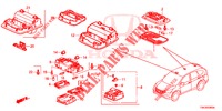 LUCE INTERIORE  per Honda CR-V 2.0 S 5 Porte 5 velocità automatico 2014