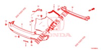 PARAURTI POSTERIORE  per Honda CR-V 2.0 S 5 Porte 5 velocità automatico 2014