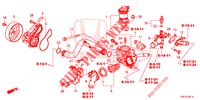 POMPA ACQUA/TERMOSTATO (2.0L) per Honda CR-V 2.0 S 5 Porte 5 velocità automatico 2014