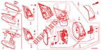 SPECCHIETTO/VISORE DA SOLE (3) per Honda CR-V 2.0 S 5 Porte 5 velocità automatico 2014