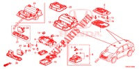 LUCE INTERIORE  per Honda CR-V 2.0 COMFORT 5 Porte 6 velocità manuale 2015