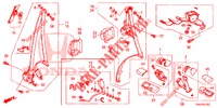 SEDILE ANTERIORE/CINTURE DI SICUREZZA  per Honda CR-V 2.0 COMFORT 5 Porte 6 velocità manuale 2015