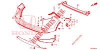 PARAURTI POSTERIORE (2) per Honda CR-V 2.0 ELEGANCE 5 Porte 6 velocità manuale 2015
