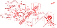 TUBO ACQUA/CONDOTTO RISCALDATORE (LH) (2.0L) per Honda CR-V 2.0 ELEGANCE 5 Porte 6 velocità manuale 2015
