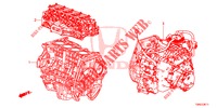 ARREDO DI MONT. MOTORE/ASS. TRASMISSIONE (2.0L) per Honda CR-V 2.0 EXCLUSIVE NAVI 5 Porte 6 velocità manuale 2015