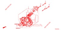 CORPO VALVOLA IMMISSIONE (2.0L) per Honda CR-V 2.0 EXCLUSIVE NAVI 5 Porte 6 velocità manuale 2015