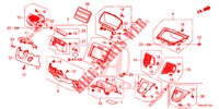 ABBELLIMENTO STRUMENTI (COTE DE CONDUCTEUR) (LH) per Honda CR-V 2.0 EXCLUSIVE NAVI 5 Porte 5 velocità automatico 2015