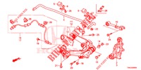 BRACCIO INFERIORE POST./ASTA RAGGIO  per Honda CR-V 2.0 EXCLUSIVE NAVI 5 Porte 5 velocità automatico 2015